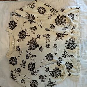 Floral sweater